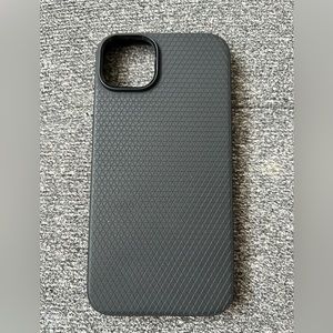 Spigen Liquid Air Designed for Apple iPhone 14 Plus Case - Matte Black